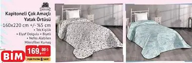 CASİLDA HOME KAPİTONELİ ÇOK AMAÇLI YATAK ÖRTÜSÜ  160X220 CM +/- %5 CM